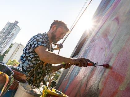 Martín Ron en acción