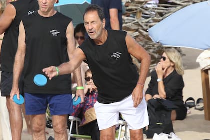 Martin Seefeld participó de un campeonato de tejo en Punta del Este