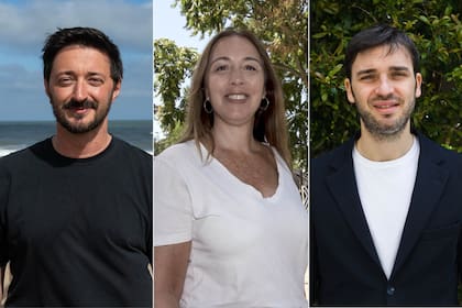 Martín Yeza, María Eugenia Vidal e Ignacio Torres