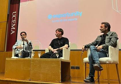 Martín Zanetti, Mateo Zanetti y Pedro Serrano Espelta, de Esportunity