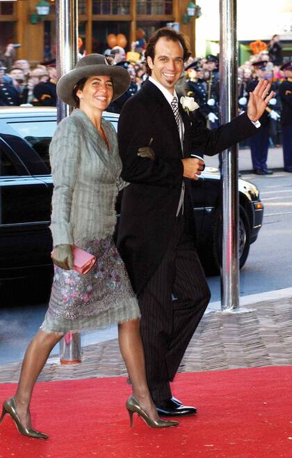 Martín Zorreguieta, hermano de Máxima, junto a su mujer de entonces, Mariana Andrés.