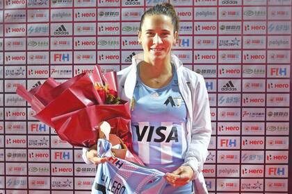 Martina Cavallero cumplió 200 caps en el seleccionado femenino