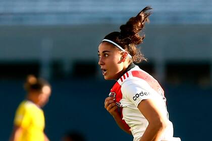 Martina Del Trecco logró la igualdad, aunque el resultado fue lo de menos en el simbólico superclásico entre River y Boca, el primero en el estadio Liberti.