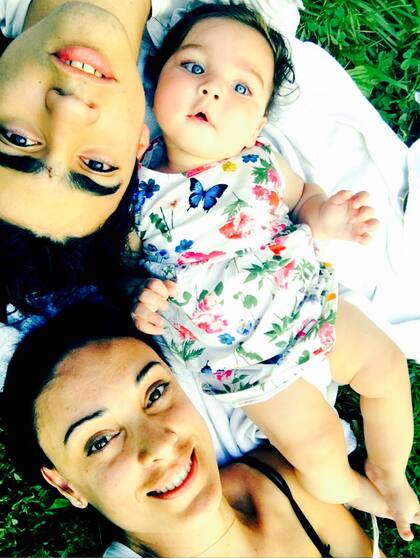 Martina, Mateo y Lucerito en Nueva York, uno de los recientes viajes en familia