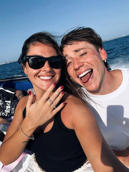 Martina y Paulo se pusieron de novios en junio de 2022 (Foto: Instagram/@martuquetglas)