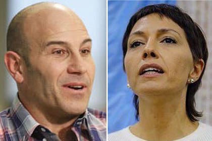 Martiniano Molina y Mayra Mendoza