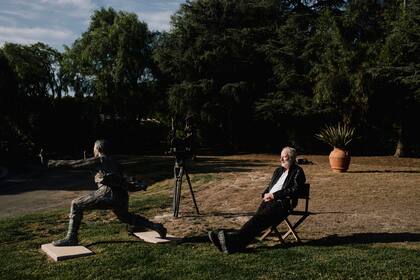Una de las obras favoritas de Stern mezcla dos de sus amores: el cine y la escultura