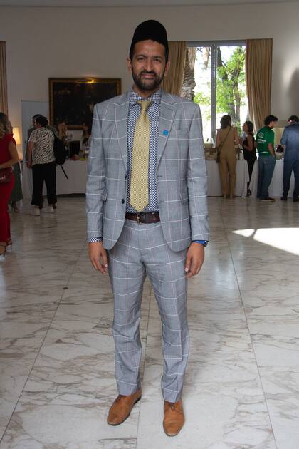 Marwan Sarwar Gill, imam y misionero de la Comunidad Musulmana Ahmadia en la residencia del embajador de Uruguay.