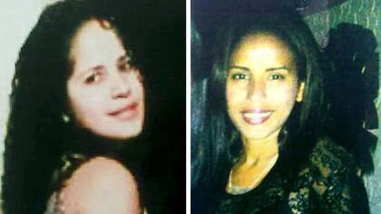 Mary Dalia (izq.) y Marielys (der.) Ruiz fueron a cocinar a la mina