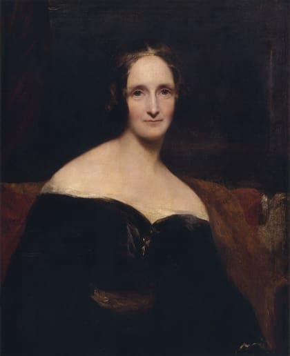 Mary Shelley retratada por Richard Rotwell; su Frankenstein fue escrito hace 200 años, en el verano de 2016, en la villa Diodati de Ginebra