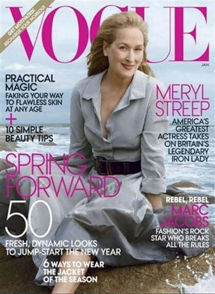 Mary Streep, en Vogue, en 2011