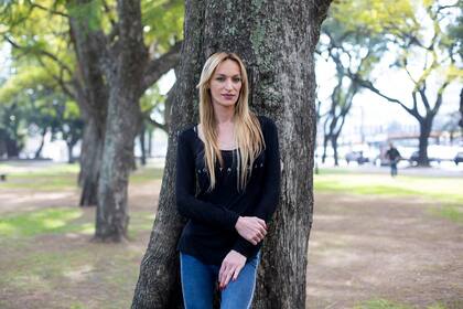 Maryanne Lettieri, actriz, profesora del Bachillerato Popular Trans Mocha Celis y responsable del área de inserción laboral de la institución.