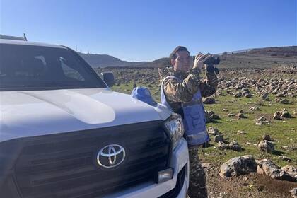 Marzano ya lleva cuatro meses en Altos del Golán y le esperan otros ocho en esa misión de paz en Medio Oriente