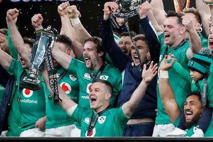 Marzo de 2023: el triunfo de Irlanda sobre Inglaterra en el Seis Naciones y una celebración a pura euforia, Grand Slam incluido.