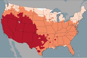De California a Texas: el mapa que muestra el alarmante cambio en las temperaturas en EE.UU.