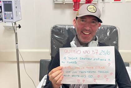 Más allá de que su enfermedad es crónica Mariano nunca bajó los brazos y siempre transmite esperanza.