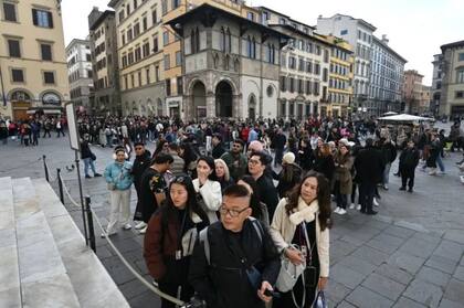 Más de 1,5 millones de turistas visitaron Florencia, que tiene menos de 400.000 residentes, en el verano boreal de 2023
