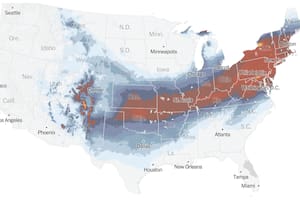 Una megatormenta de invierno tiene en alerta a la mitad de EE.UU.: cuándo y dónde golpeará