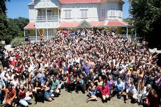 Las celebridades compartieron el tradicional y esperado encuentro