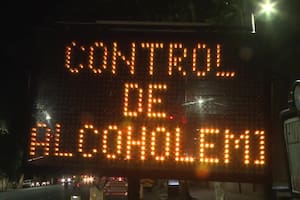 Más de 100 conductores dieron positivo en los controles de alcoholemia