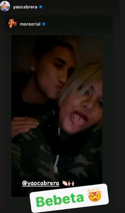 Más juntos que nunca: Morena Rial y Yao Cabrera se mostraron juntos en una story