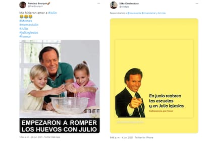 Más memes de Julio Iglesias: el humor se vive en Twitter al ritmo del cantante español