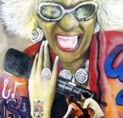 El mural de Celia Cruz pintado en el este de Nueva York