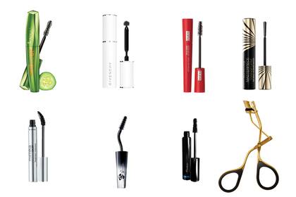 Máscaras: con vitaminas y extracto de pepino Rimmel London, $185; con cepillo redondo Givenchy, $520; efecto voluminizador Pupa, $329; de cepillo delgado Max Factor, $246; con activos Mímika, $194; Grandiôse Lancôme / $665; lavable o a prueba de agua Natura Una, $295 y
Lash Curler Revlon / $95