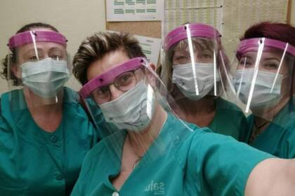 Máscarillas hechas en el país entregadas en La Matanza