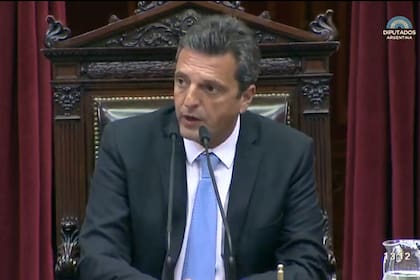 Sergio Massa, presidente de la Cámara de Diputados