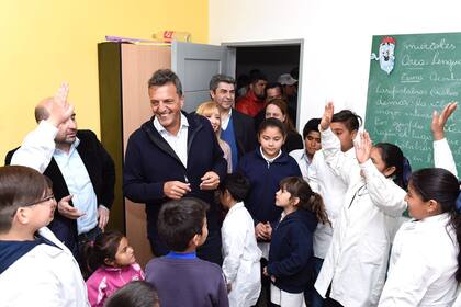 Massa llegó a esta provincia para apoyar la candidatura de Pablo Mirolo, joven intendente bandeño