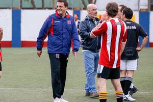 Massa. Prefiere jugar de arquero, por el panorama