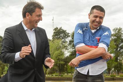 Massa y Riquelme, y una relación cercana desde hace varios años