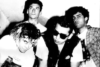 Massacre Palestina, 1987: Walas, Ruiz, Armetta y Serafini, desde la izquierda