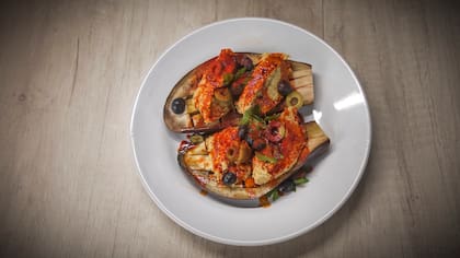 Masterclass de Natalia Penchas - berenjenas con hummus