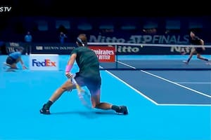 "Absolutamente increíble". El passing-shot de Nadal en la derrota ante Thiem