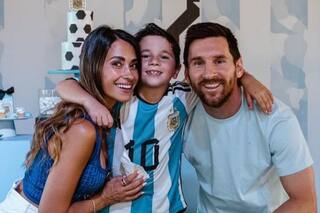 Anto Roccuzzo celebró el cumpleaños de Mateo Messi con imágenes inéditas de su hijo y una llamó la atención