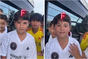 Uno de los hijos de Messi participó de un reto viral y sorprendió a todos con el jugador que eligió