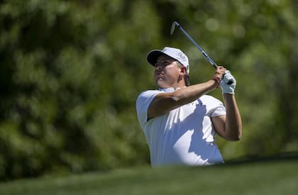 Mateo Pulcini es uno de los argentinos que participan en el Masters de Augusta, pero debe mejorar para superar el corte clasificatorio.