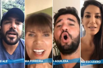 Matías Alé, Anamá Ferreyra, Tato Aguilera y Silvina Escudero, algunos de los famosos convocados para el cover