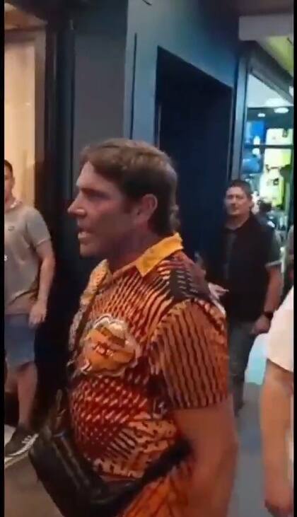 Matías Alé en el momento de la detención.