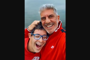 Matías Bagnato y Sebastián, el hermano de su pareja