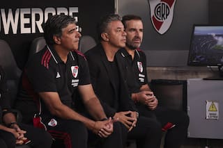 La curiosa actitud que mostraron los futbolistas de River con el cuerpo técnico de Gallardo