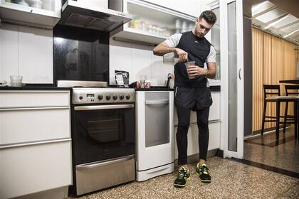 Matías Ferrario le muestra a sus más de 127.000 seguidores cómo estar en forma