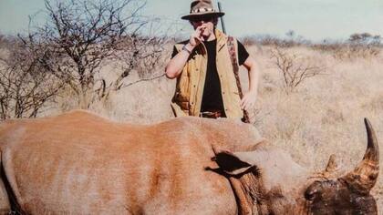Matías Garfunkel, en una de las fotos que causaron un gran escándalo