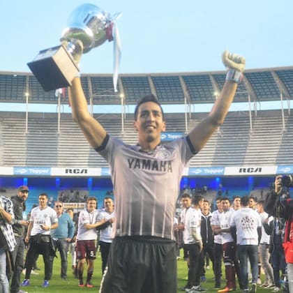 Matías Ibáñez salió campeón con Lanús
