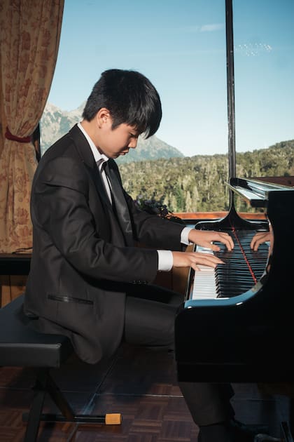 Matías Iru Cho, de 13 años, participó con tres piezas del Ciclo Jóvenes Maravillosos