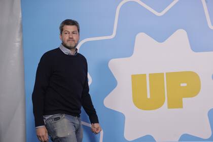 Matías Lammens, en el búnker oficialista