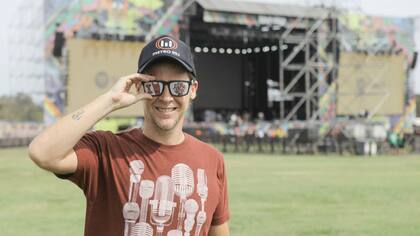 Matías Martin presente en el Lollapalooza