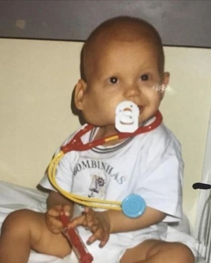 Matías Melnik tuvo un extraño tipo de cáncer cuando era bebé